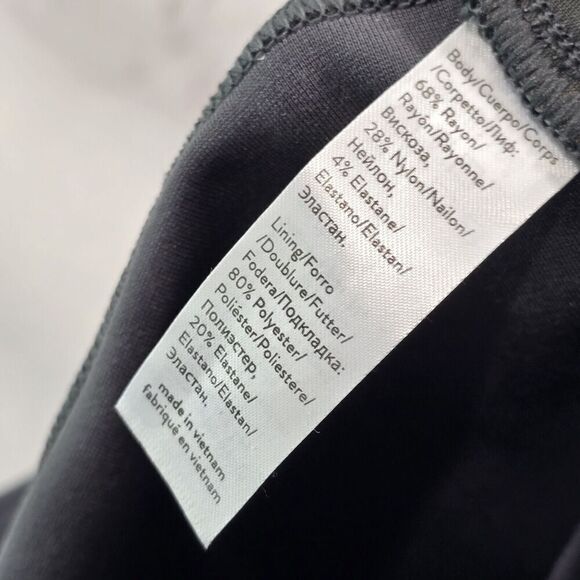 Spanx Leggings Womens Medium Gray Ponte Ankle Pants Crop High Rise Perfect - Picture 12 of 14